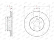 Brzdový kotouč JURID 563457JVC-1