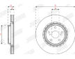 Brzdový kotouč JURID 563460JC