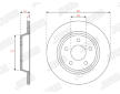 Brzdový kotouč JURID 563665JC