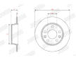 Brzdový kotouč JURID 563689JC