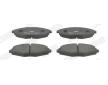 Sada brzdových destiček, kotoučová brzda JURID 572402J