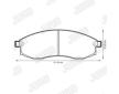 Sada brzdových destiček, kotoučová brzda JURID 572495J