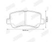 Sada brzdových destiček, kotoučová brzda JURID 572589J