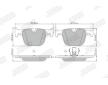 Sada brzdových destiček, kotoučová brzda JURID 573354J