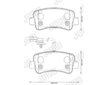 Sada brzdových destiček, kotoučová brzda JURID 573359J