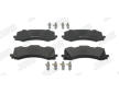 Sada brzdových destiček, kotoučová brzda JURID 573902J