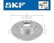 Brzdový kotouč SKF VKBD 80025 S2