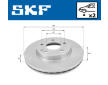 Brzdový kotouč SKF VKBD 80063 V2