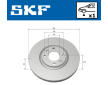 Brzdový kotouč SKF VKBD 80086 V1