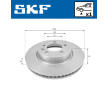 Brzdový kotouč SKF VKBD 80227 V1