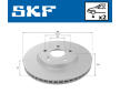 Brzdový kotouč SKF VKBD 80353 V2