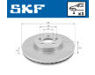 Brzdový kotouč SKF VKBD 80437 V1