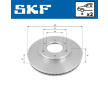 Brzdový kotouč SKF VKBD 80591 V2