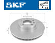 Brzdový kotouč SKF VKBD 80645 V1