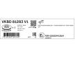 Brzdový kotúč SKF VKBD 81283 V1