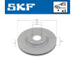 Brzdový kotúč SKF VKBD 81354 V1