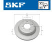 Brzdový kotouč SKF VKBD 90120 V1