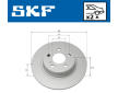 Brzdový kotouč SKF VKBD 90137 S2