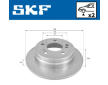 Brzdový kotouč SKF VKBD 90230 S2