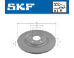 Brzdový kotouč SKF VKBD 90243 V1