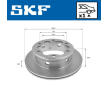 Brzdový kotouč SKF VKBD 90252 V1