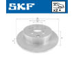 Brzdový kotouč SKF VKBD 90380 S2