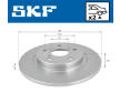 Brzdový kotouč SKF VKBD 90395 S2