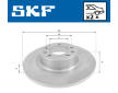 Brzdový kotouč SKF VKBD 90431 S2