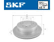 Brzdový kotouč SKF VKBD 90502 V1