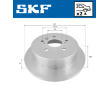 Brzdový kotouč SKF VKBD 90513 S2