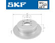 Brzdový kotouč SKF VKBD 90536 S2