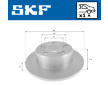 Brzdový kotouč SKF VKBD 90560 S1