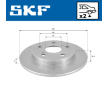 Brzdový kotouč SKF VKBD 90635 S2