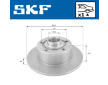 Brzdový kotouč SKF VKBD 90682 S1