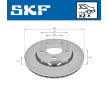 Brzdový kotouč SKF VKBD 90775 V2