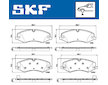 Sada brzdových destiček, kotoučová brzda SKF VKBP 80324