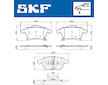 Sada brzdových destiček, kotoučová brzda SKF VKBP 80359 A