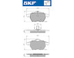 Sada brzdových destiček, kotoučová brzda SKF VKBP 80593