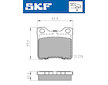 Sada brzdových destiček, kotoučová brzda SKF VKBP 90540