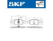 Sada brzdových destiček, kotoučová brzda SKF VKBP 80053 E