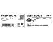 Sada brzdových destiček, kotoučová brzda SKF VKBP 80076