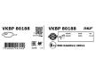 Sada brzdových destiček, kotoučová brzda SKF VKBP 80188