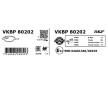 Sada brzdových destiček, kotoučová brzda SKF VKBP 80202