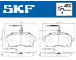 Sada brzdových destiček, kotoučová brzda SKF VKBP 80232 E