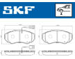 Sada brzdových destiček, kotoučová brzda SKF VKBP 80273 E