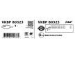 Sada brzdových destiček, kotoučová brzda SKF VKBP 80323