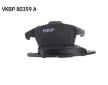 Sada brzdových destiček, kotoučová brzda SKF VKBP 80359 A