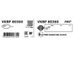 Sada brzdových destiček, kotoučová brzda SKF VKBP 80360