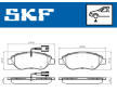 Sada brzdových destiček, kotoučová brzda SKF VKBP 80395 E