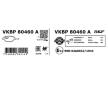 Sada brzdových destiček, kotoučová brzda SKF VKBP 80460 A